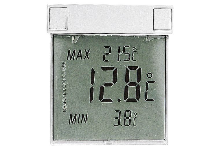 Produktbild: TFA Dostmann 30.1025 Fenster-Thermometer Silber 30.1025
