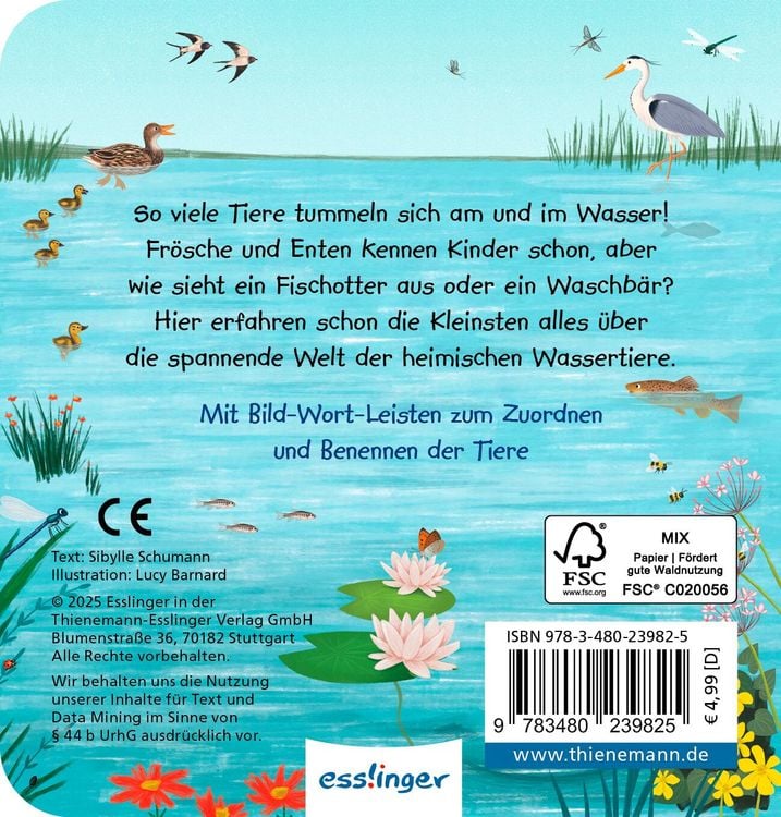 Produktbild: Mein erstes Natur-Wimmelbuch: Tiere am Wasser &ndash; Mini-Ausgabe