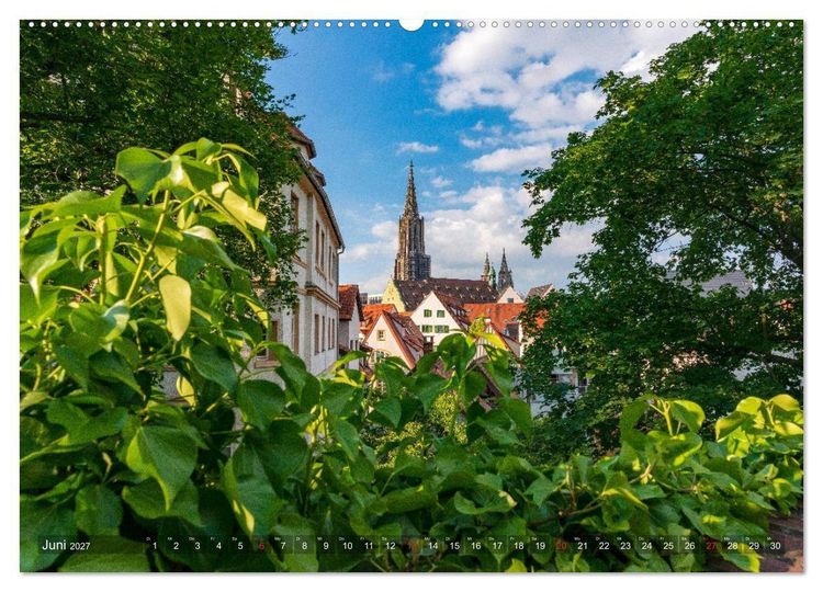 Produktbild: Ulm f&uuml;r Nestspatzen (Wandkalender 2027 DIN A2 quer), CALVENDO Monatskalender