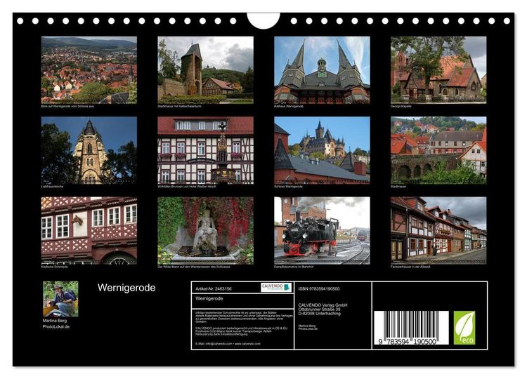 Produktbild: Wernigerode (Wandkalender 2027 DIN A4 quer), CALVENDO Monatskalender
