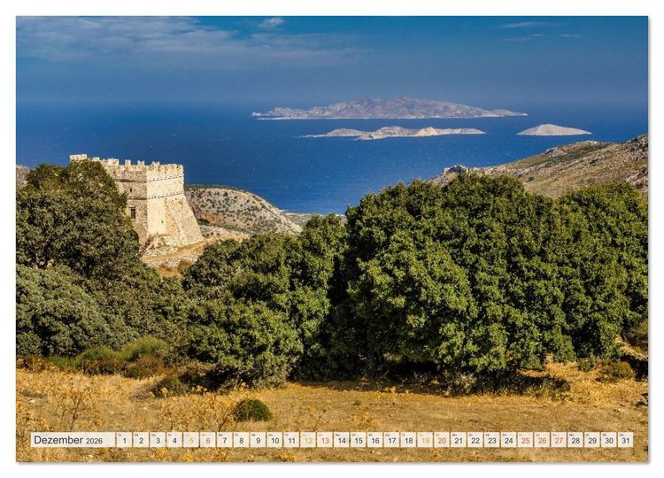 Produktbild: Die Insel Naxos - Abseits der touristischen Pfade (Wandkalender 2026 DIN A3 quer), CALVENDO Monatskalender
