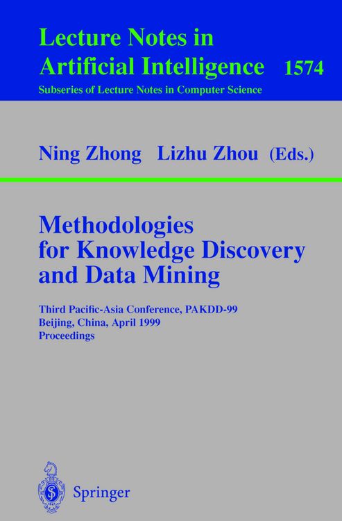 Produktbild: Methodologies for Knowledge Discovery and Data Mining