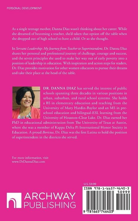 Produktbild: Servant Leadership My Journey from Teacher to Superintendent