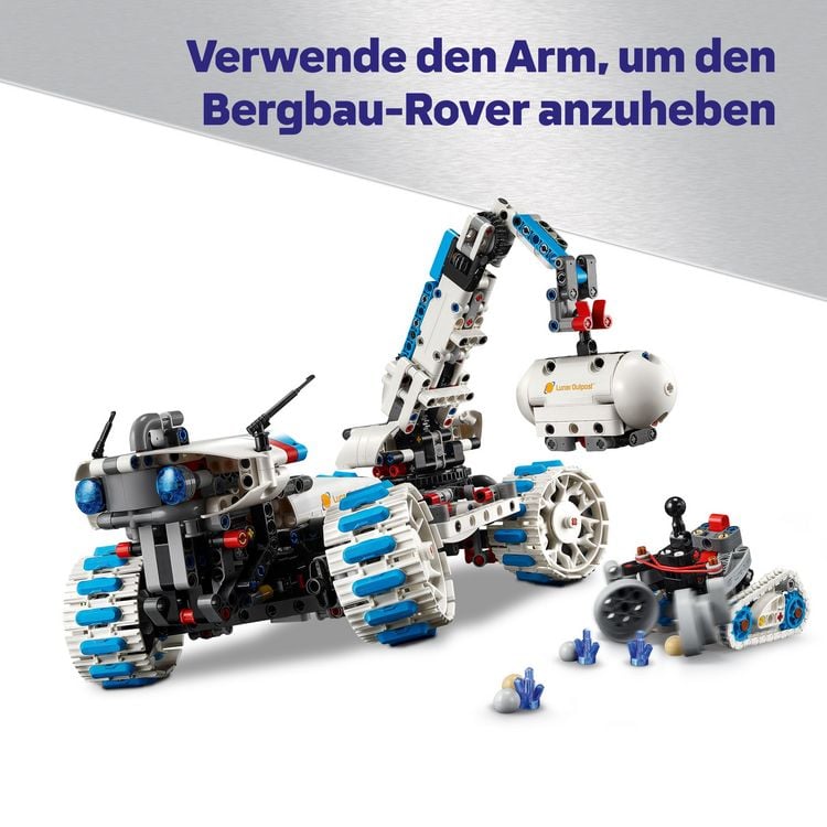 Produktbild: LEGO Technic Lunar Outpost Mondrover-Raumfahrzeug 42211, Spielzeug