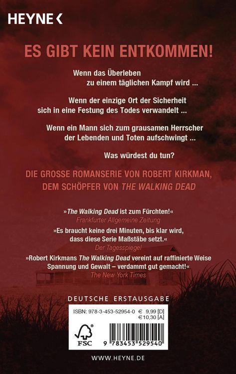 Produktbild: The Walking Dead Roman Bd. 3