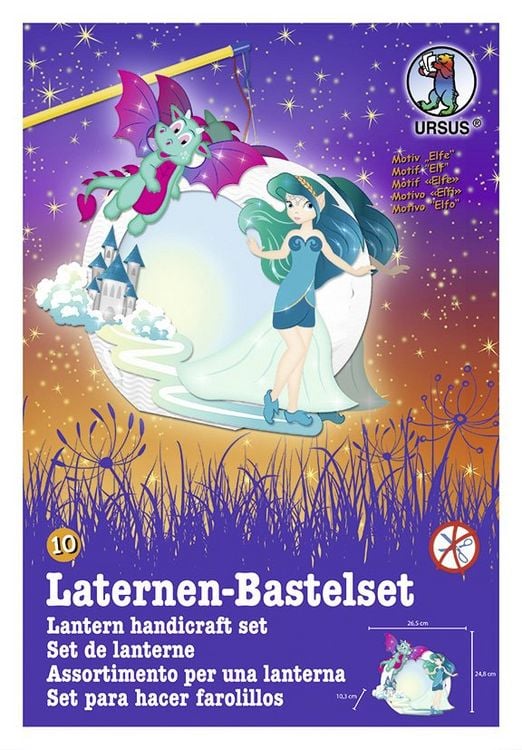 Produktbild: URSUS Laternen-Bastelset "Easy Line - Elfe"
