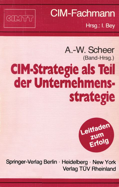 Produktbild: CIM-Strategie als Teil der Unternehmensstrategie
