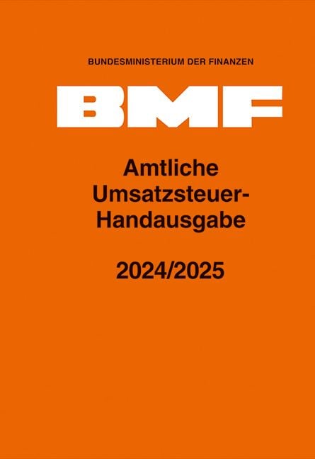 Produktbild: Amtliche Umsatzsteuer-Handausgabe 2024/2025