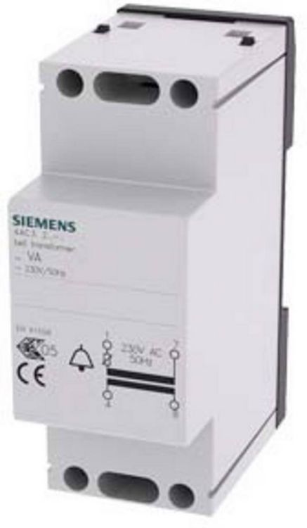 Produktbild: Siemens 4AC32140 Klingel-Transformator 8 V, 12 V, 24V 2A