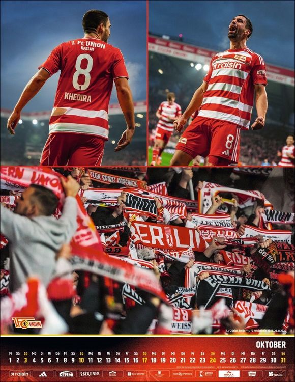 Produktbild: 1. FC Union Berlin Posterkalender 2027