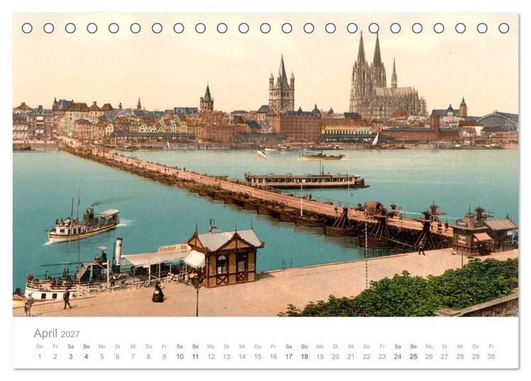 Produktbild: Deutschland um 1900 (Tischkalender 2027 DIN A5 quer), CALVENDO Monatskalender