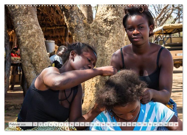 Produktbild: Sambia - ein gro&szlig;artiges Land (hochwertiger Premium Wandkalender 2026 DIN A2 quer), Kunstdruck in Hochglanz