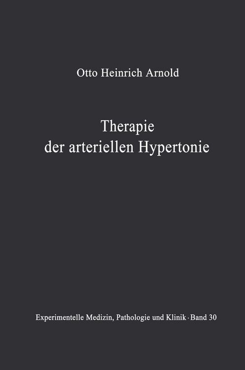 Produktbild: Therapie der arteriellen Hypertonie