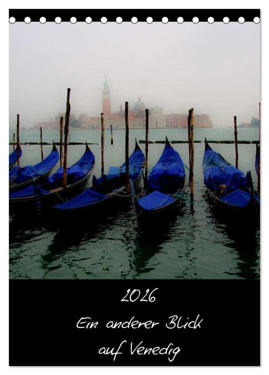 Produktbild: 2026 Ein anderer Blick auf Venedig (Tischkalender 2026 DIN A5 hoch), CALVENDO Monatskalender