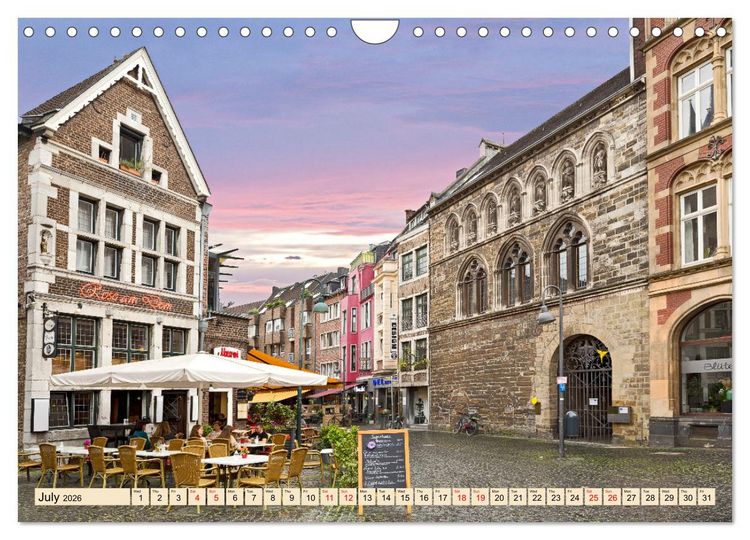 Produktbild: IMPERIAL CITY OF AACHEN (Wall Calendar 2026 DIN A4 landscape), CALVENDO 12 Month Wall Calendar