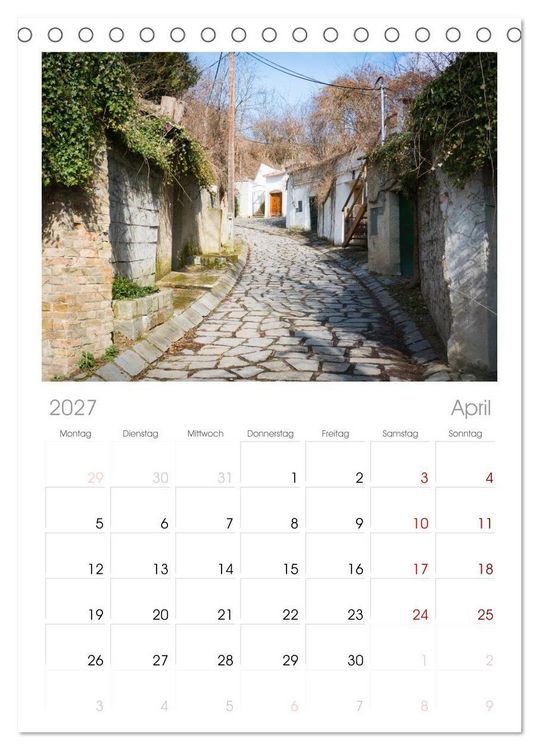 Produktbild: Tischplaner 2027 - Das Weinviertel im wundersch&ouml;nen Nieder&ouml;sterreich. (A5 Tischkalender zum Aufstellen) CALVENDO