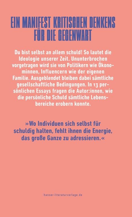 Selbst schuld!