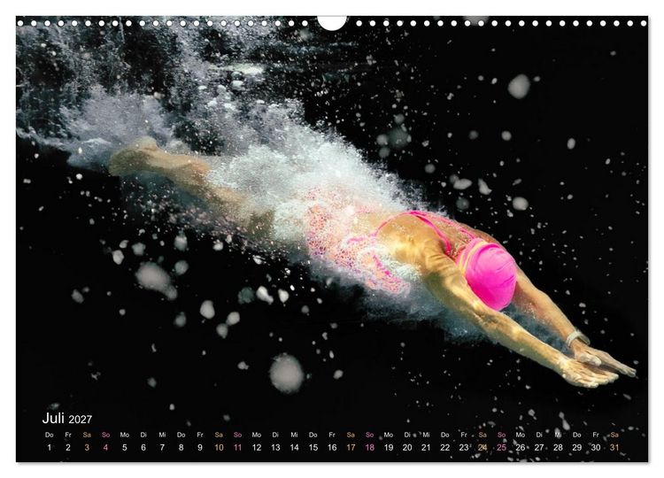 Produktbild: SCHWIMMGL&Uuml;CK (Wandkalender 2027 DIN A3 quer), CALVENDO Monatskalender