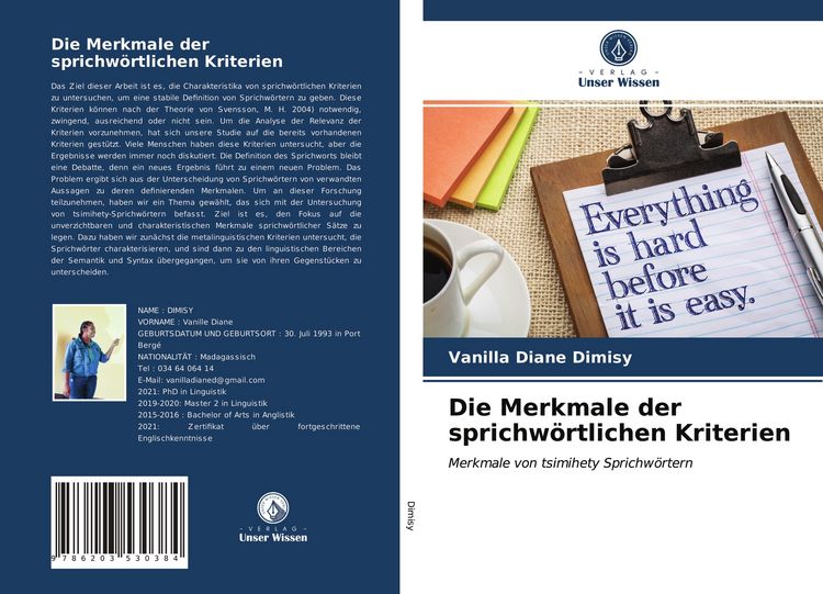 Produktbild: Die Merkmale der sprichw&ouml;rtlichen Kriterien