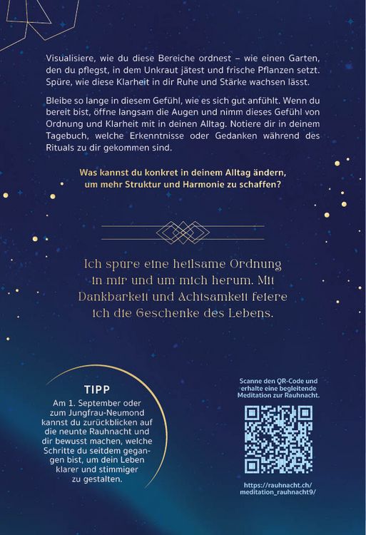 Produktbild: Kartenset: 12 N&auml;chte, 12 Zeichen | Rauhn&auml;chte und Astrologie bewusst erleben &ndash; mit Ritualen, Affirmationen und Videomeditationen