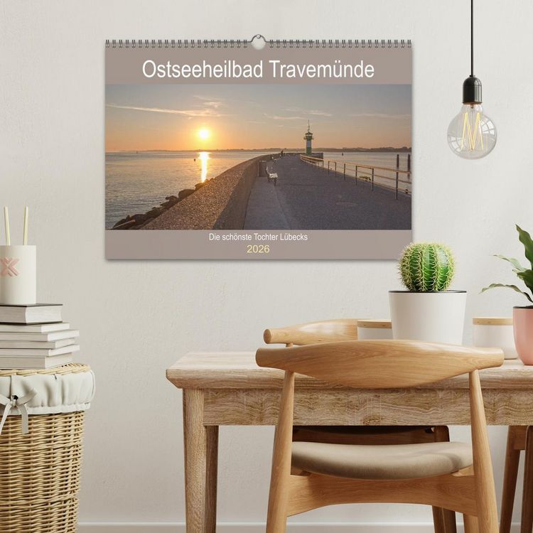 Produktbild: Ostseeheilbad Travem&uuml;nde - Die sch&ouml;nste Tochter L&uuml;becks (Wandkalender 2026 DIN A3 quer), CALVENDO Monatskalender