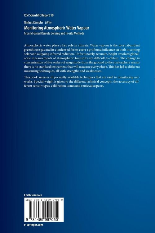 Produktbild: Monitoring Atmospheric Water Vapour