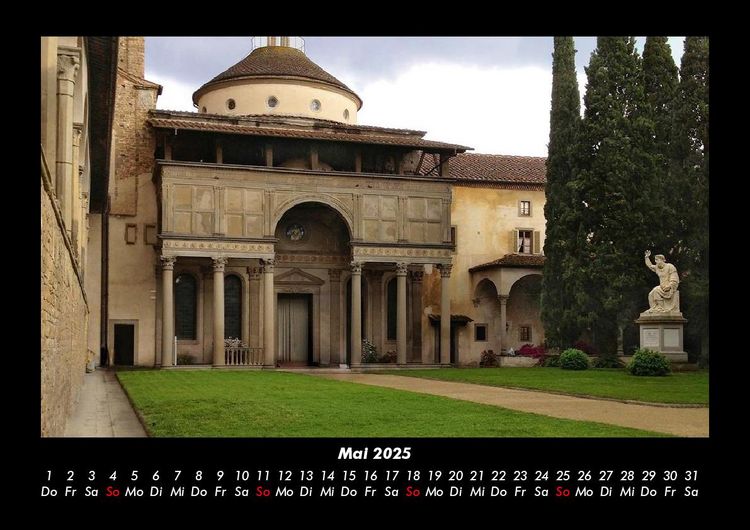 Produktbild: Florenz 2025 Fotokalender DIN A3