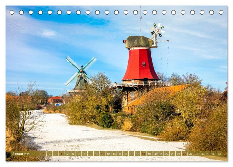 Produktbild: GREETSIEL-LIEBE (Tischkalender 2026 DIN A5 quer), CALVENDO Monatskalender