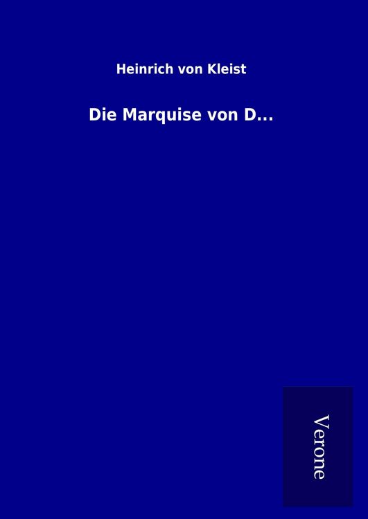 Produktbild: Die Marquise von D...