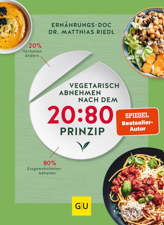 Produktbild: Vegetarisch abnehmen nach dem 20:80 Prinzip
