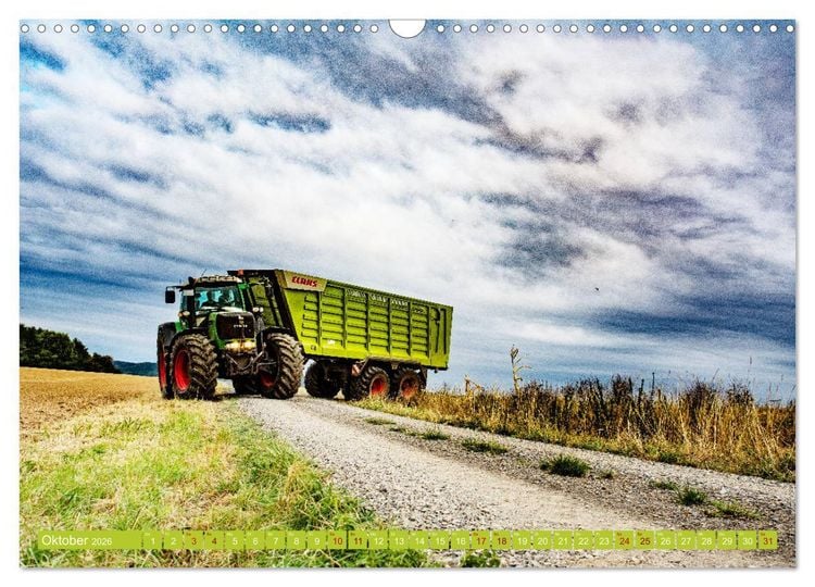 Produktbild: Landwirtschaft - Maisernte (Wandkalender 2026 DIN A3 quer), CALVENDO Monatskalender
