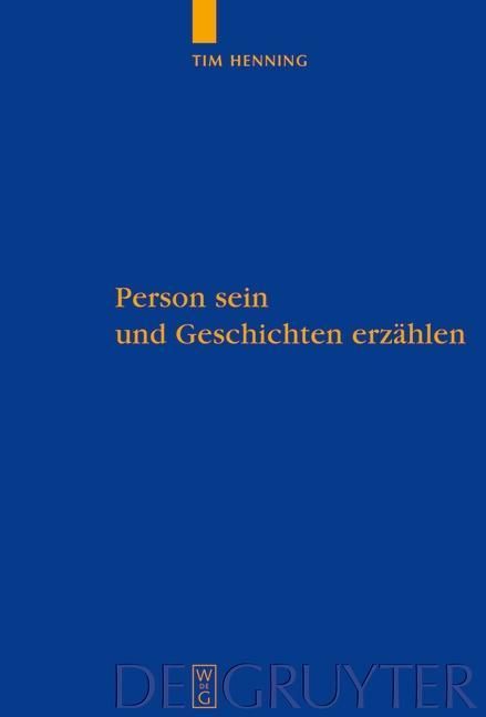 Produktbild: Person sein und Geschichten erz&auml;hlen