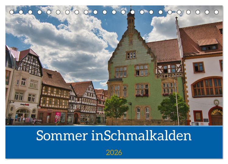 Produktbild: Sommer in Schmalkalden (Tischkalender 2026 DIN A5 quer), CALVENDO Monatskalender