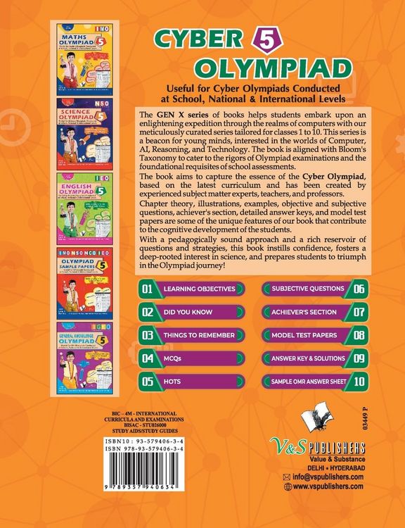 Produktbild: National Cyber Olympiad - Class 5(With OMR Sheets)