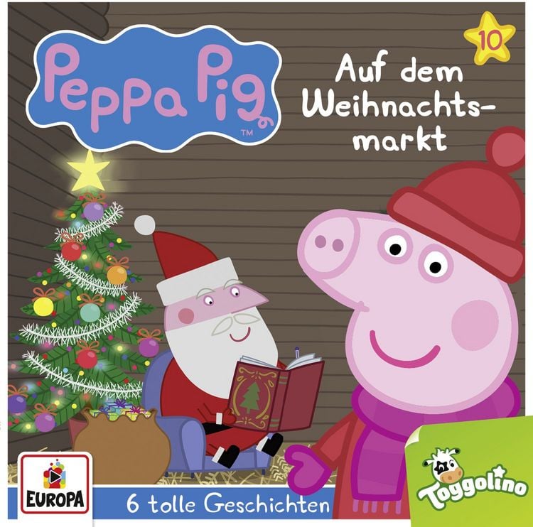 Produktbild: Peppa Pig H&ouml;rspiel 10. Auf dem Weihnachtsmarkt (und 5 weitere Geschichten)