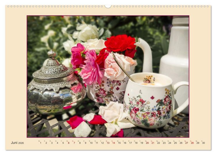Produktbild: Im Caf&eacute; Nostalgie (Wandkalender 2026 DIN A2 quer), CALVENDO Monatskalender