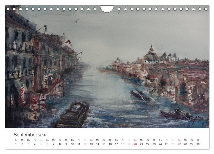 Produktbild: Die Atmosph&auml;re des Impressionismus (Wandkalender 2026 DIN A4 quer), CALVENDO Monatskalender