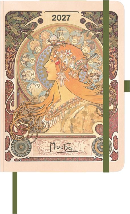 Produktbild: ArtDiary Alfons Mucha 2027