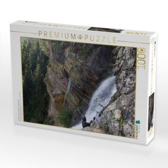 Produktbild: CALVENDO Puzzle AT-&Ouml;tztal, Klettersteig Lehner Wasserfall | 1000 Teile Lege-Gr&ouml;&szlig;e 64x48cm Foto-Puzzle f&uuml;r gl&uuml;ckliche Stunden