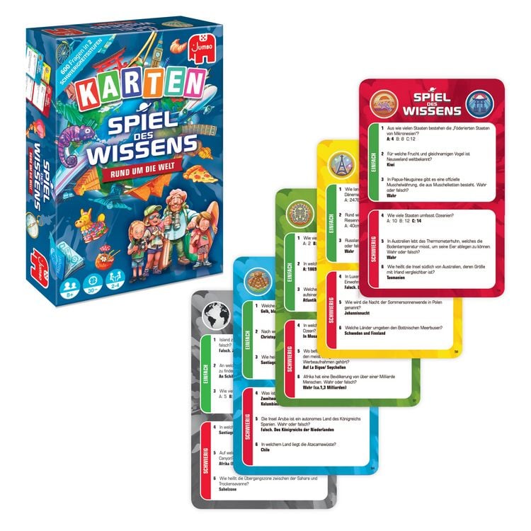 Produktbild: Spiel des Wissens - Rund um die Welt Kartenspiel