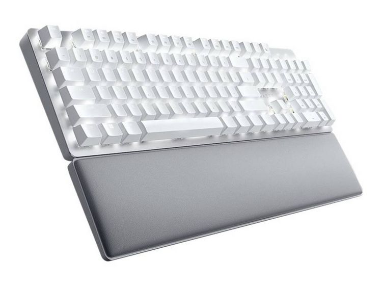 Produktbild: RAZER Pro Type Ultra - German Layout Bluetooth&reg; Gaming-Tastatur Deutsch, QWERTZ Wei&szlig; Beleuchtet