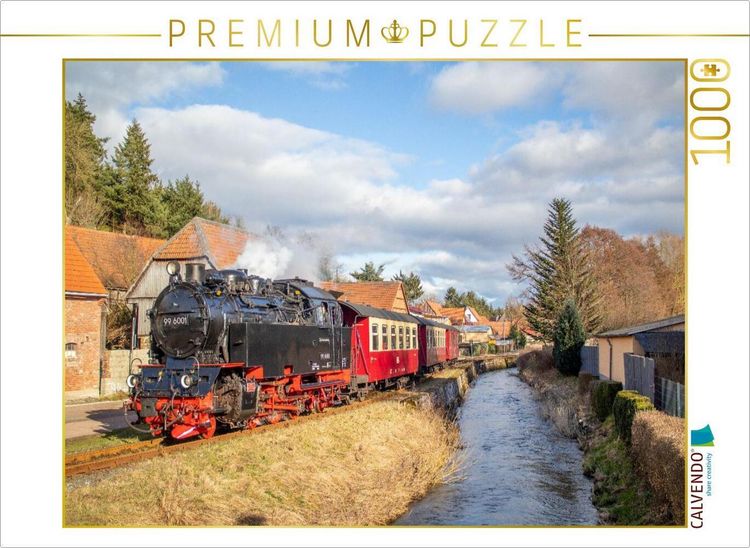Produktbild: CALVENDO Puzzle 99 6001 der Selketalbahn in Stra&szlig;berg | 1000 Teile Lege-Gr&ouml;&szlig;e 64x48cm Foto-Puzzle f&uuml;r gl&uuml;ckliche Stunden