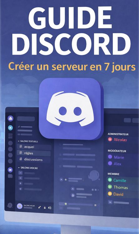 Produktbild: Cr&eacute;er un serveur discord de z&eacute;ro