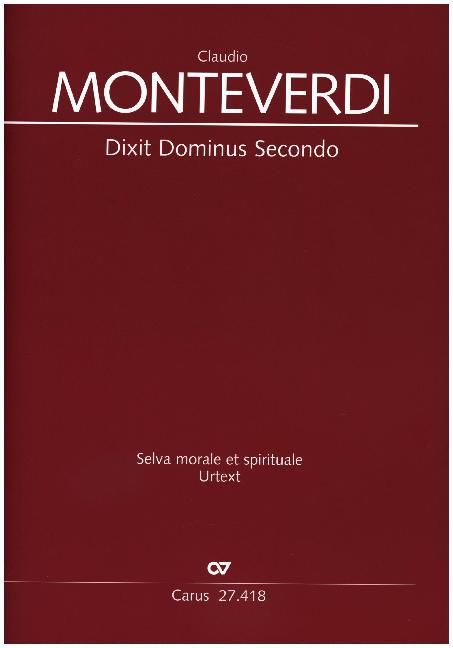 Produktbild: Dixit Dominus, Partitur. Band 2
