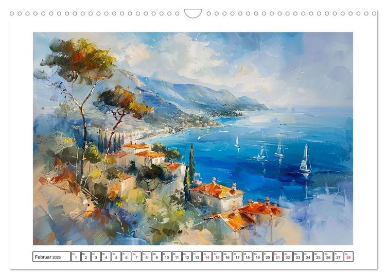 Produktbild: Toskana bis Provence (Wandkalender 2026 DIN A3 quer), CALVENDO Monatskalender