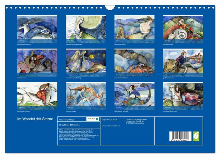 Produktbild: Im Wandel der Sterne (Wandkalender 2026 DIN A3 quer), CALVENDO Monatskalender