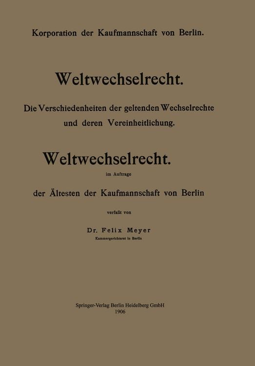 Produktbild: Weltwechselrecht