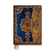 Produktbild: Safavid Indigo (Safavid Binding Art) Midi Vertical 12-month Dayplanner 2024 (Wrap Closure)
