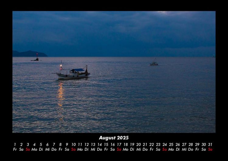 Produktbild: Boote 2025 Fotokalender DIN A3