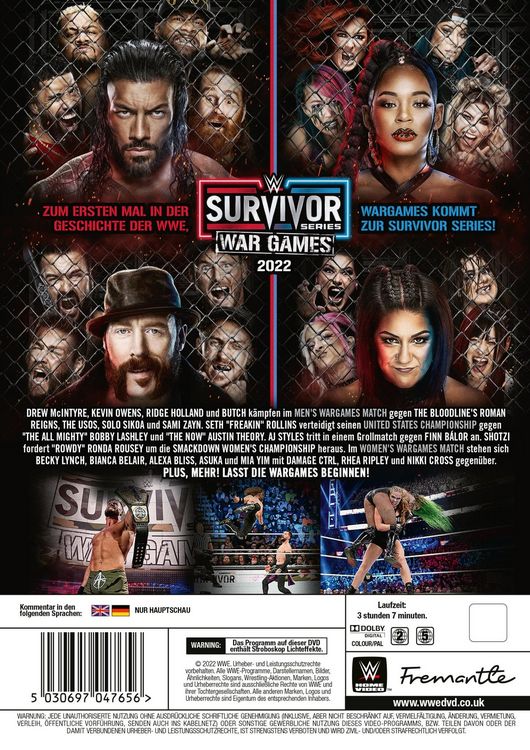 Produktbild: WWE: SURVIVOR SERIES WARGAMES 2022